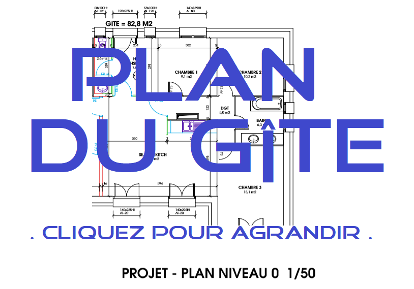 gite du guizay plan apercu